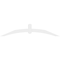 Ekena Millwork Archdale Architectural Grade PVC Gable Bracket, 72"W x 15"H x 2"D x 4"F, 5/12 Pitch GBP072X15X0204ARC00 - alternate 2